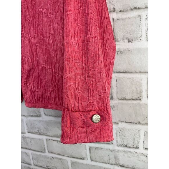 GW JEANS CO. BY UM COMPANY Women’s Pink Jacket Blazer Size Petite Small - Picture 5 of 7